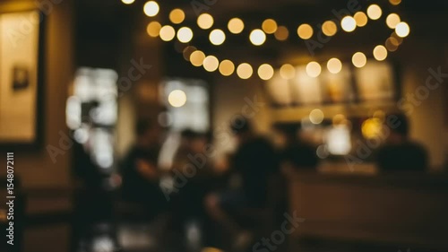 Cozy Cafe with Evening Ambiance.