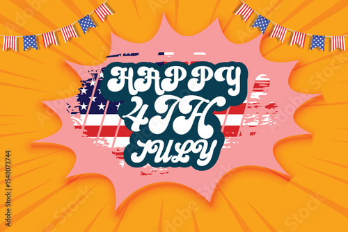 Happy 4th of July USA independence day