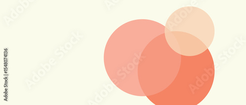 illustration of sausage on a white backgroun, Gentle orange background, spheres,