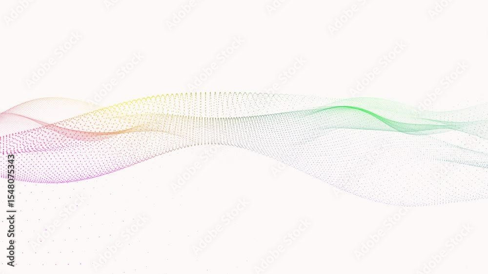 Abstract network digital wave  of particles. Futuristic  point wave.polygonal  Technology background . illustration
