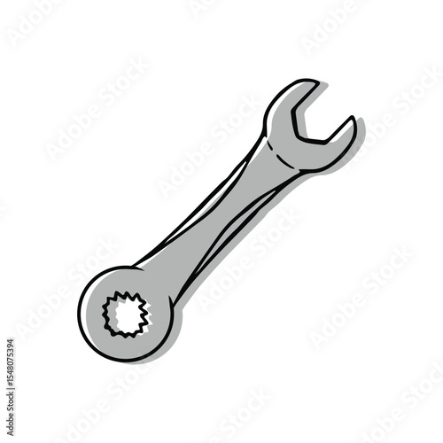 Spanner Hand Drawn Design