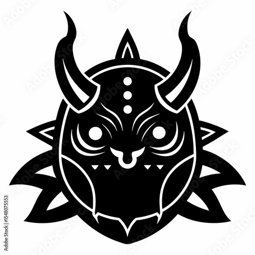 tribal skull tattoo