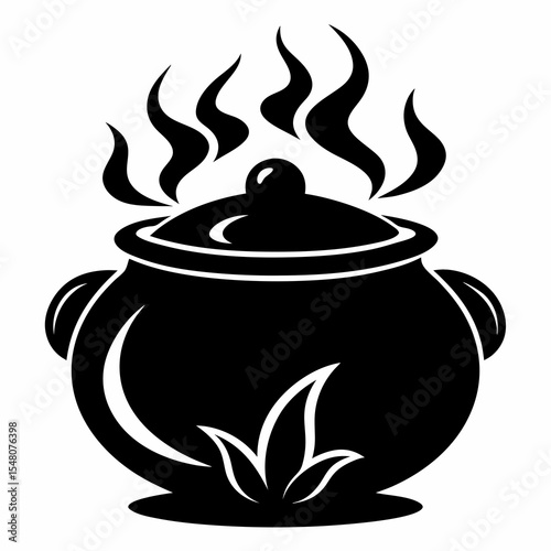 cooking pot vector illustration
