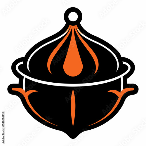 cooking pot vector illustration