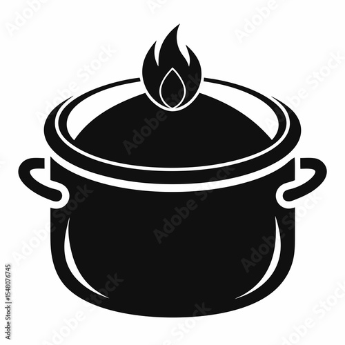 cooking pot vector