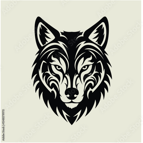 Wolf logo design vector symbol and graphic idea creative