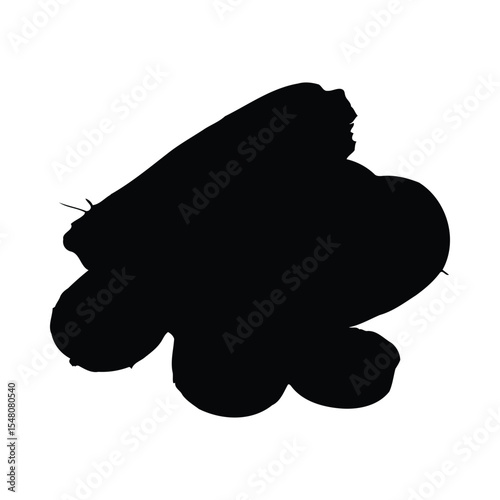 Freshly Cut Taro Root Vegetables Vibrant White Interiors Isolated Background vector