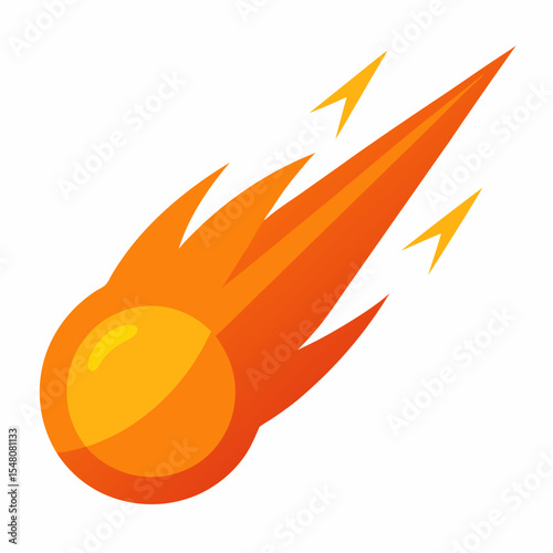 Comet, Meteor, Flame, Blazing, Space Icon