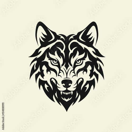 Wolf logo design vector symbol and graphic idea creative