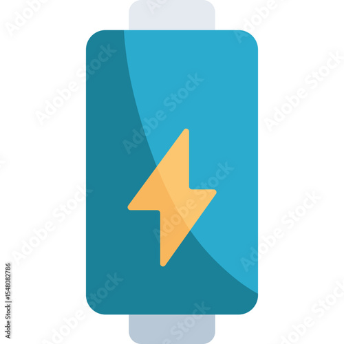 Flat Battery Icon for Environment