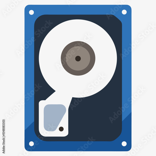 vector hard disk icon