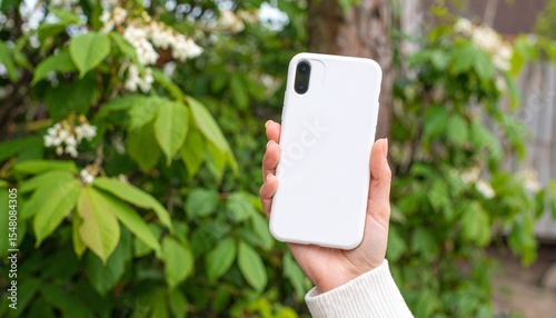 woman holding a mobile phone