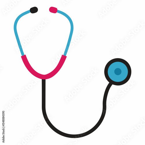 stethoscope isolated on white background