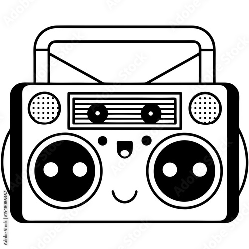 radio cassette player
