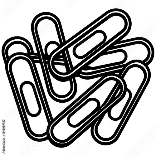 paper clip isolated