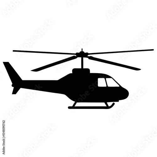 helicopter vector illustration