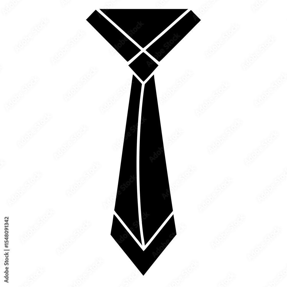 tie isolated on white