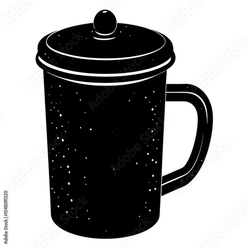 vector illustration of a mug
