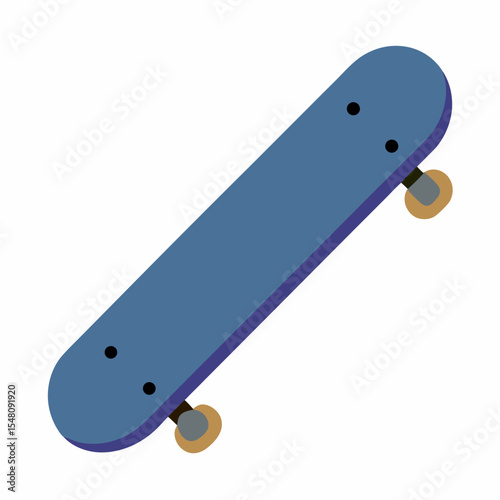 skateboard isolated on white background