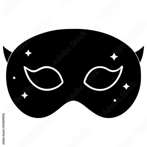 carnival mask vector illustration