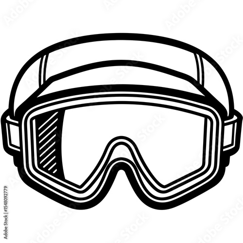 protective mask and goggles