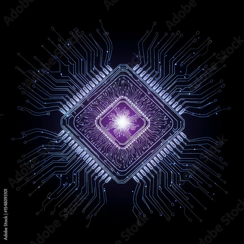 Futuristic Microchip