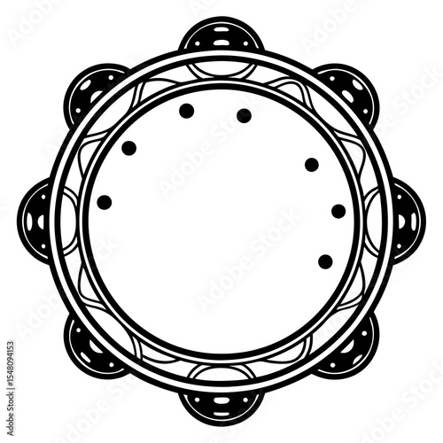 black and white frame