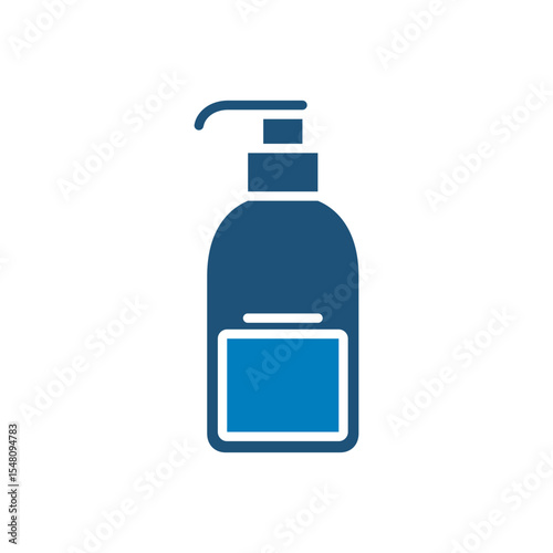 Hair shampoo icon vector design in trendy style