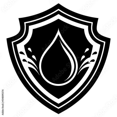 shield with wings