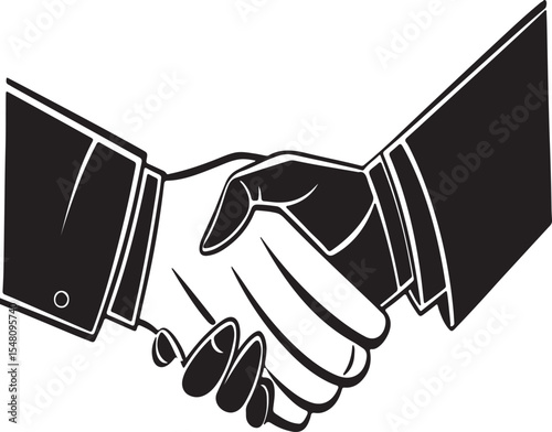 handshake vector illustration