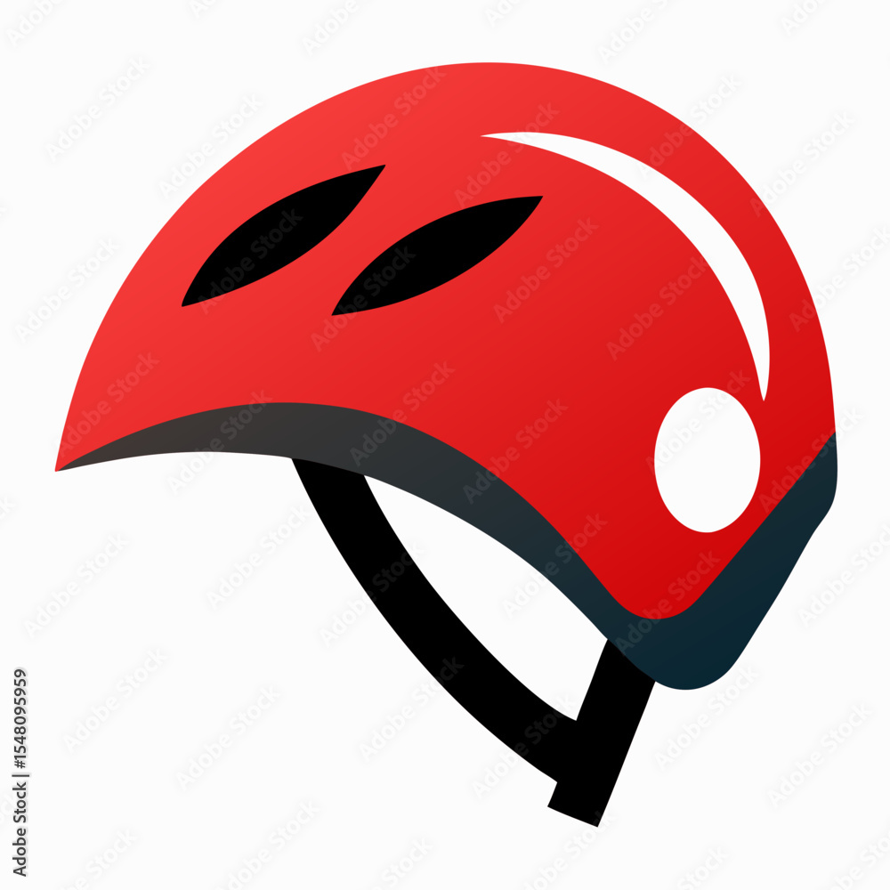 Obraz premium bicycle-helmet-on-white-background