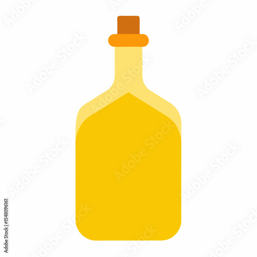 bottle of wine isolated