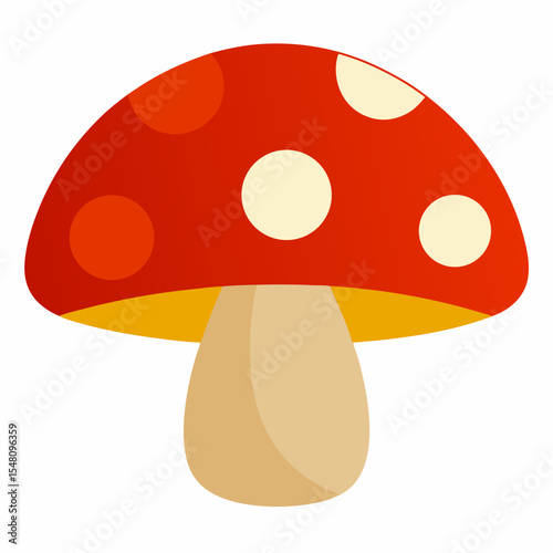 mushroom on a white background