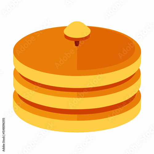 stack of pancakes with butter