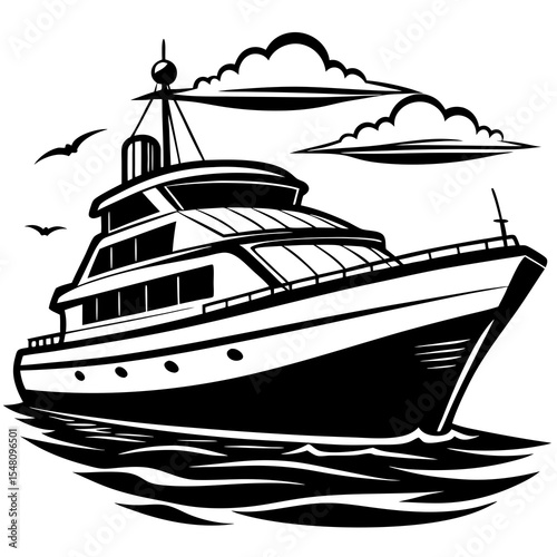 ship on the sea