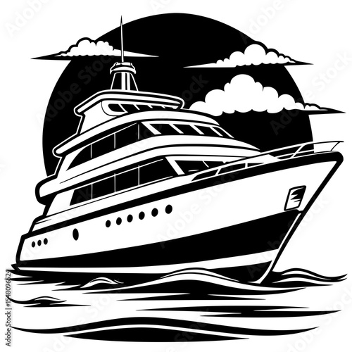 ship in the sea