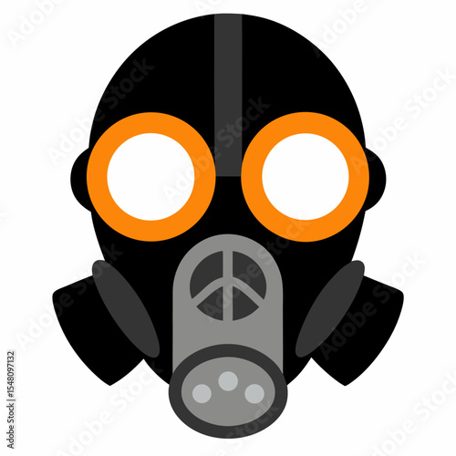 gas mask vector illustration
