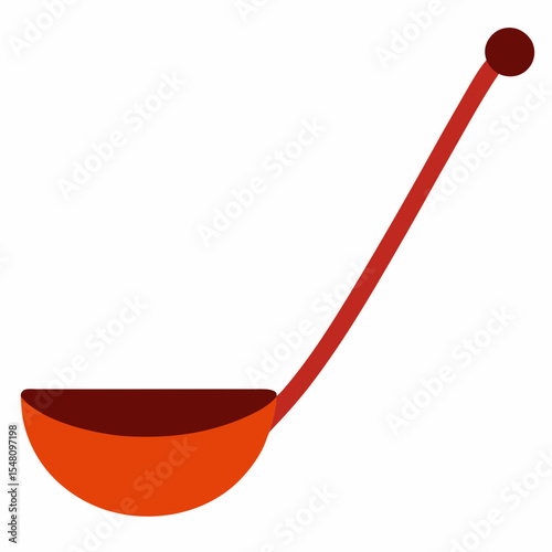 wooden spoon with red caviar