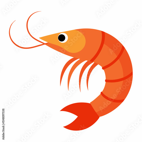 vector illustration of a cartoon fish