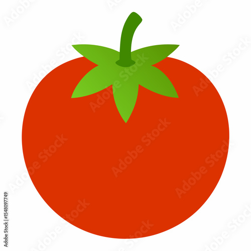 tomato on a white background