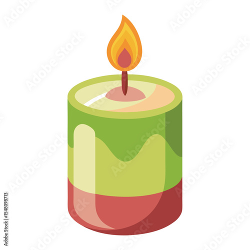 Scented candle vector