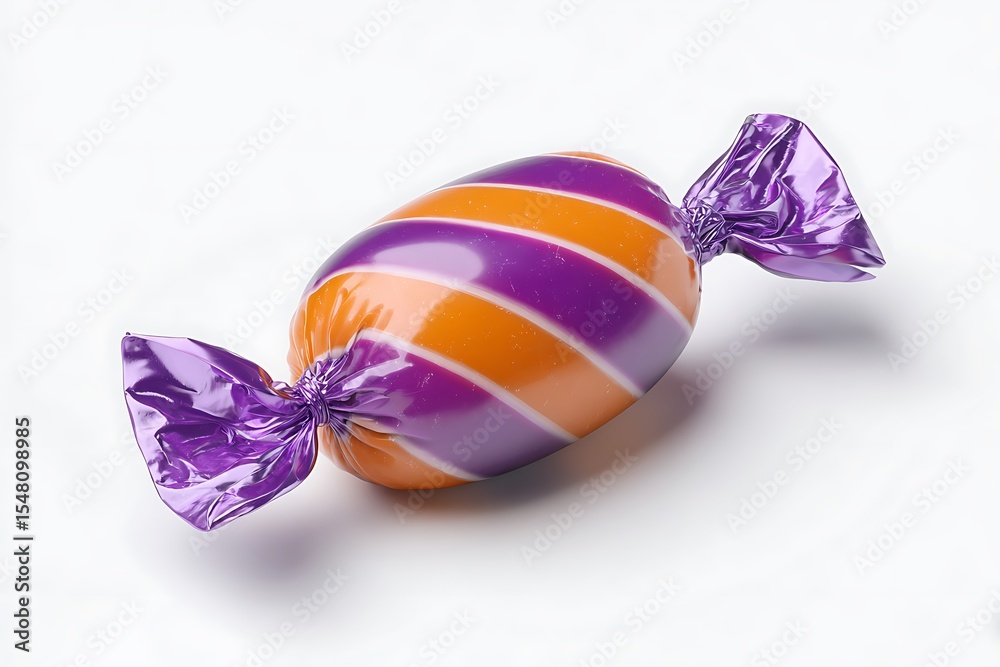 custom made wallpaper toronto digitalPurple and orange striped candy wrapped in transparent packaging