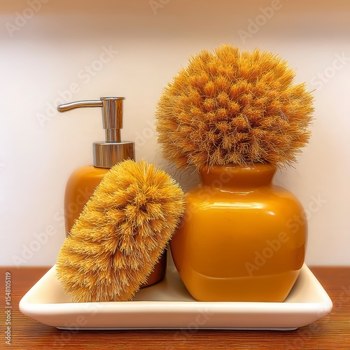Elegant Bathroom Accessories with Natural Touch for Home Decor