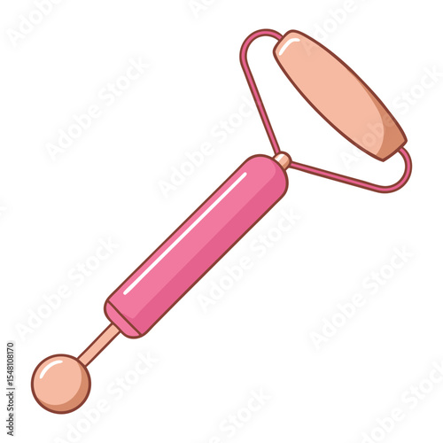 Rose quartz roller