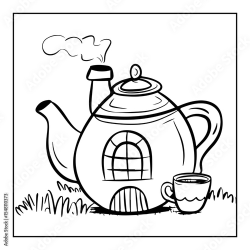 hand drawn coloring pages for kids