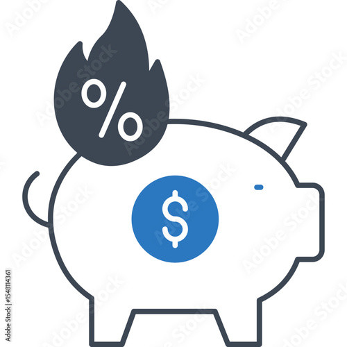 Hot sale vector icon in 2 color style 