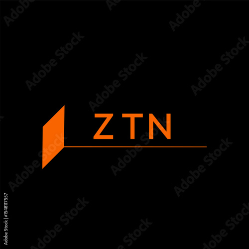 ZTN Letter Initial Logo Design Template Vector Illustration