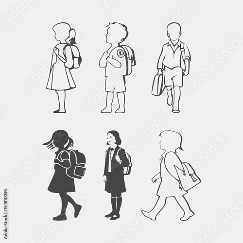 vector illustration of a family