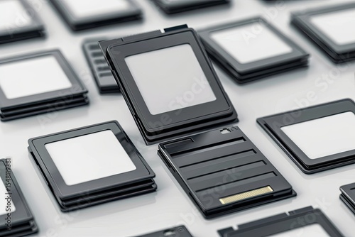 Clear Pixel Image of Compact Flash Memory Cards