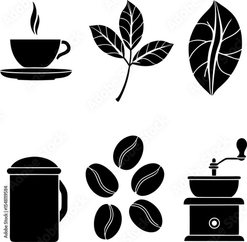 coffee icon collection   vector outline illustrati (1).eps